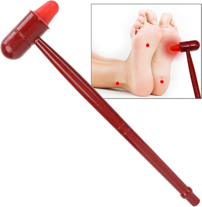 ZJchao Massage Hammer Massage Hammer, Massage Hammer Knock Massage Meridians Back Knock Massager Manual Back Massagers for Body Muscles Back Feet Neck Shoulder Legs Massage Tool Handheld