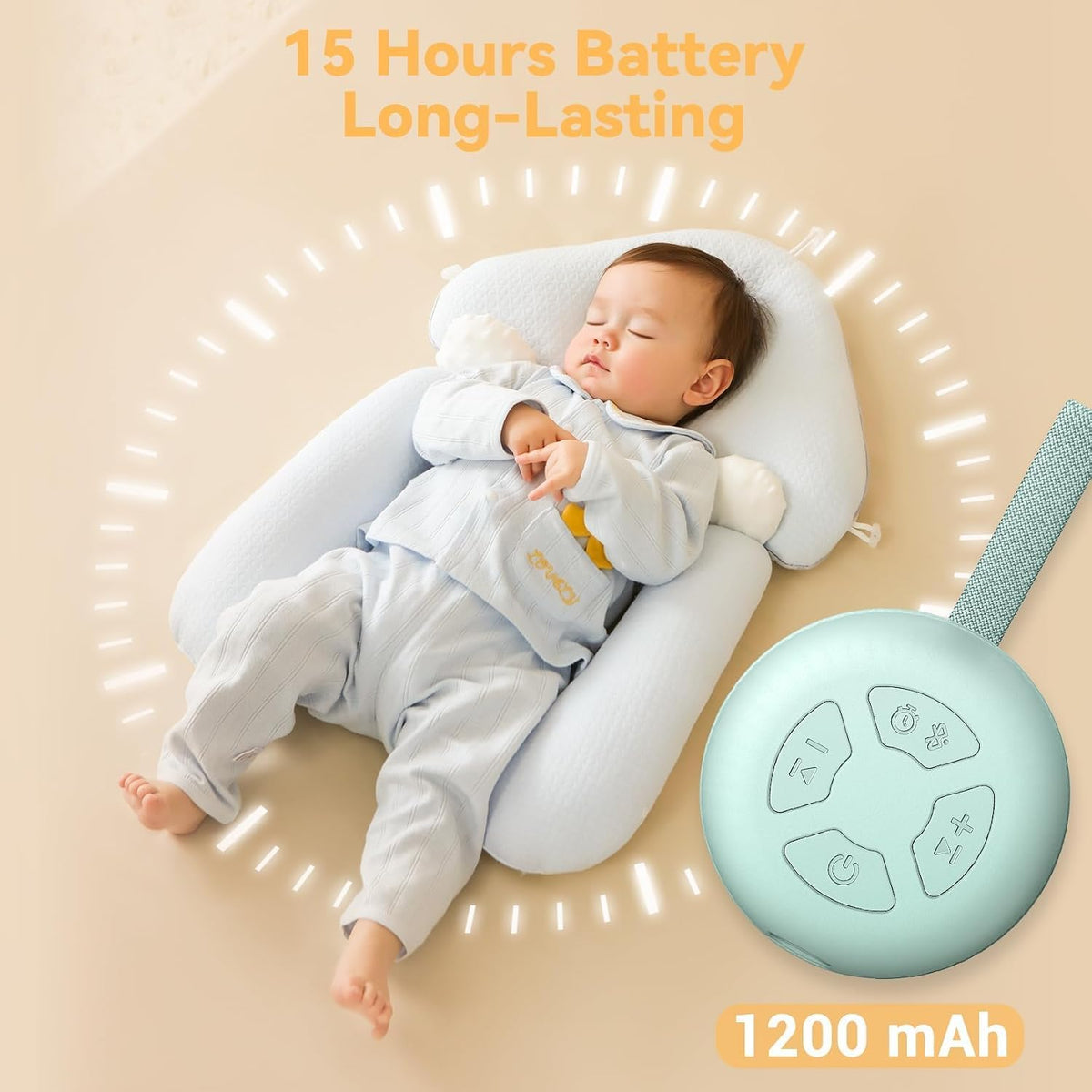 Portable Baby Sound Machine & Essentials for Babies & Kids
