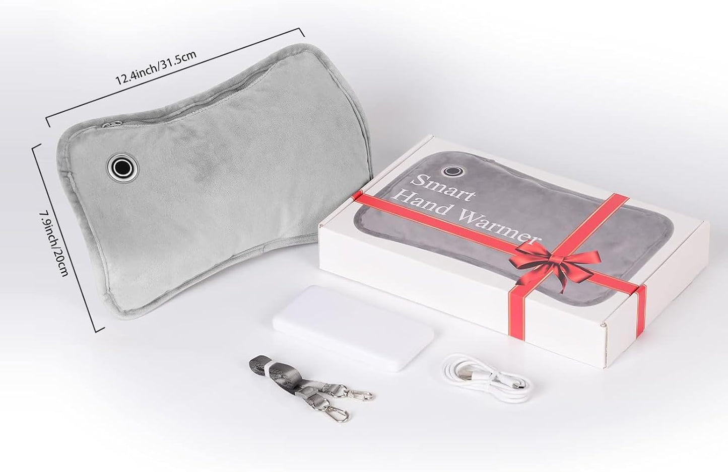 Hand Warmers Rechargeable, Portable Graphene Heated Gloves Handwarmers Bag with 10000MAH Power Bank&3 Heat Modes, Fast Electric Heating Pad Pouch for Women,Kids, Hunting,Camping