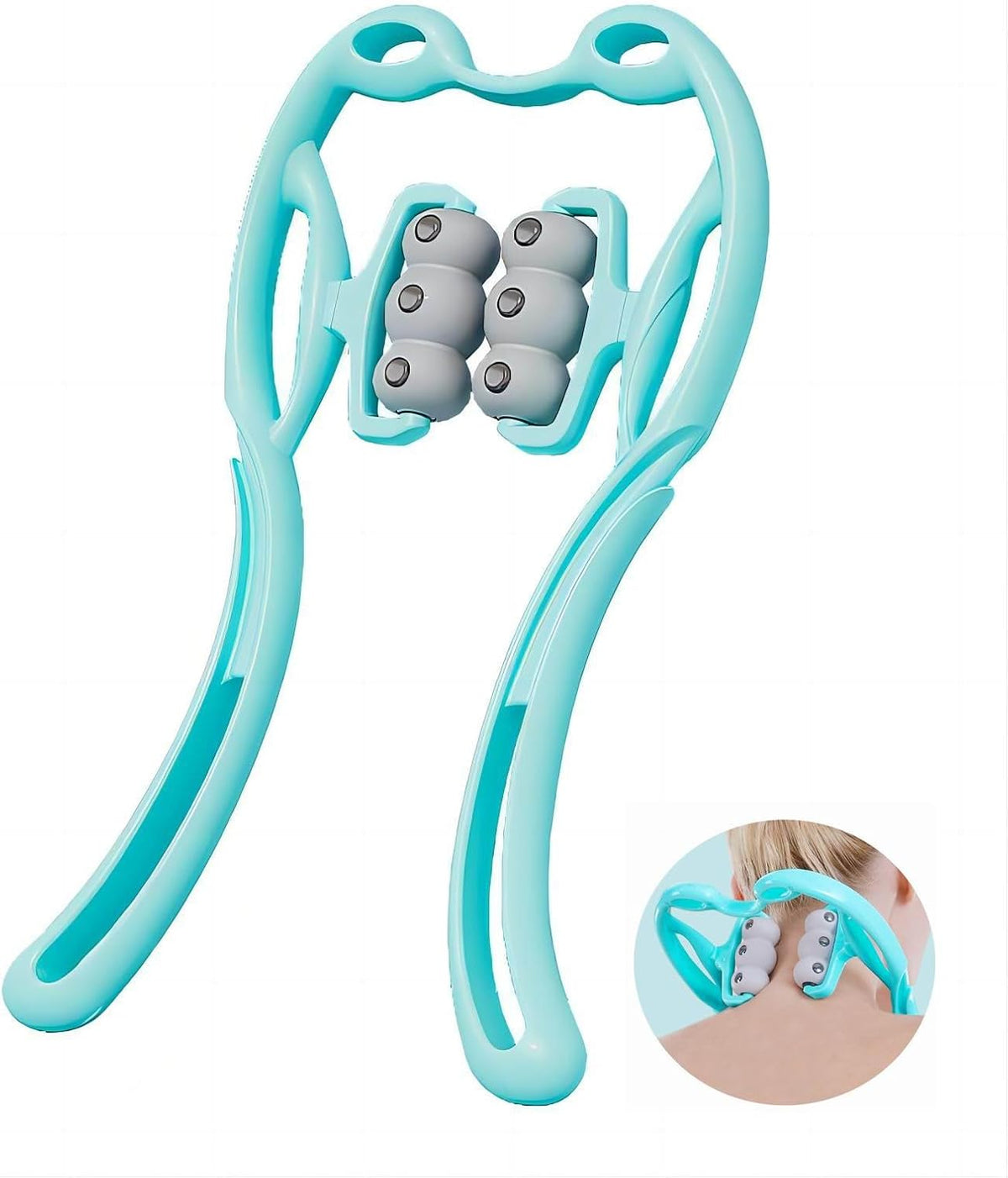Manual Cervical Neck Massager,Massage The Cervical Spine, Waist And Legs.