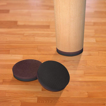 Non Slip Furniture Pads -56 pcs（1+2）” Furniture Grippers, Non Skid Furniture Legs,Self Adhesive Rubber Furniture Feet, Anti Slide Furniture Hardwood Floor Protector for Keep Couch Stoppers