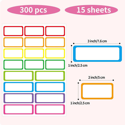1000 Blank Removable Freezer Labels, Blank Removable Labels Water Oil Resistant with Perforation Line for Food Containers Jars Pantry Organization (Each Measures 1x 3 Inch)