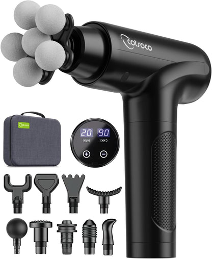 cotsoco Massage Gun Deep Tissue, Handheld Muscle Massager, Gifts for Men