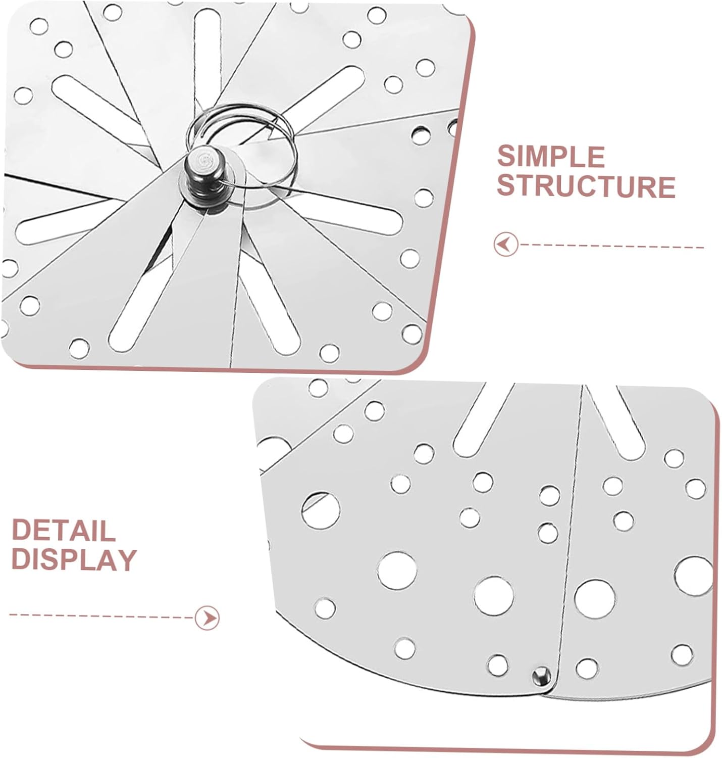 Adjustable Food-grade Stainless Steel Anti-spill Cover Lid with Filter Household Overflow Stopper for Pots Easy-clean Multifunctional Kitchen Spill Stopper