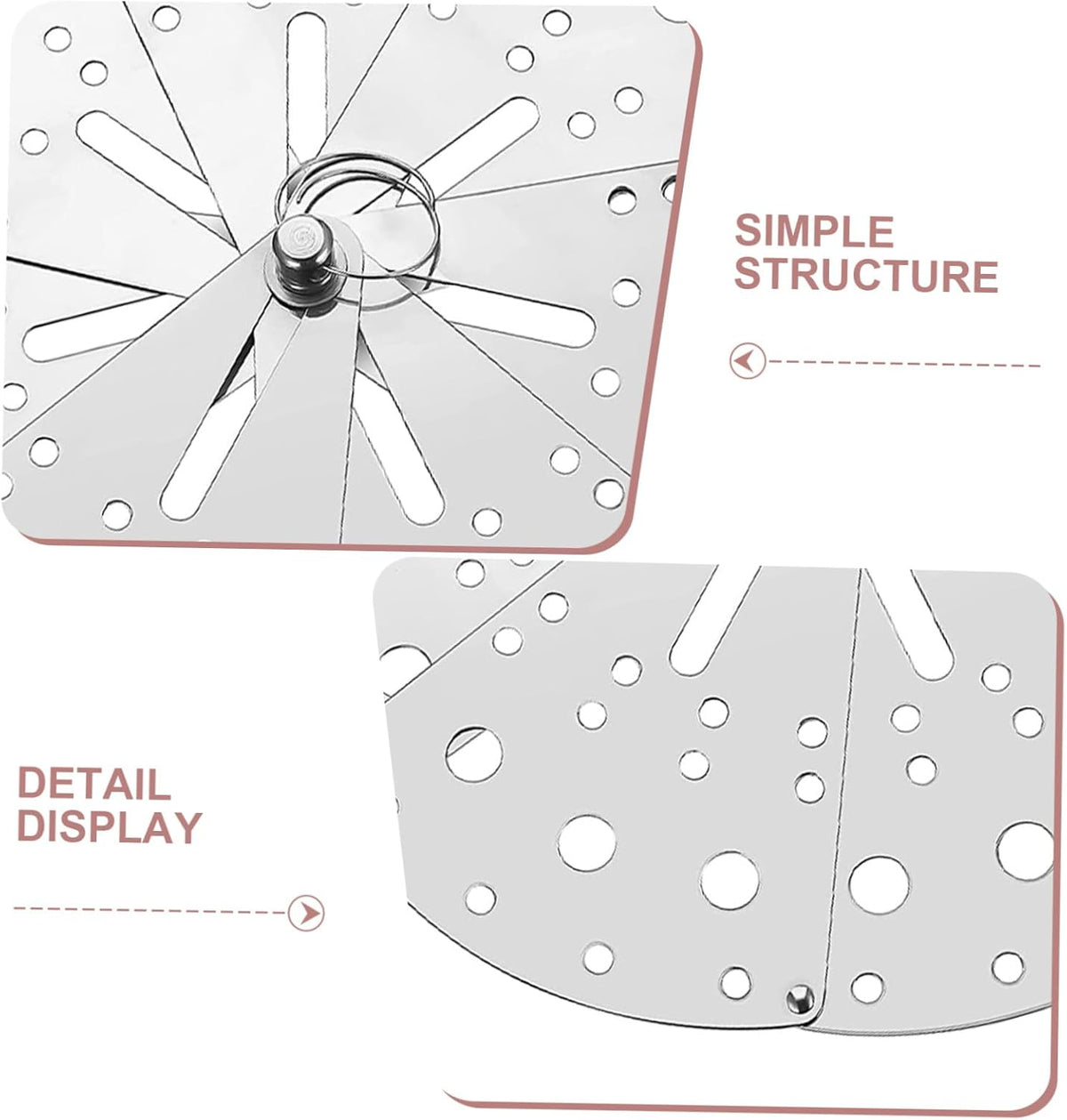 Adjustable Food-grade Stainless Steel Anti-spill Cover Lid with Filter Household Overflow Stopper for Pots Easy-clean Multifunctional Kitchen Spill Stopper