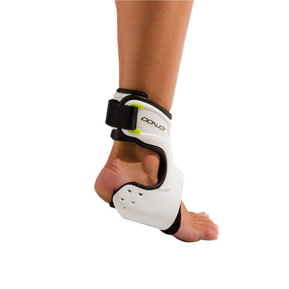 DonJoy Performance Pod Ankle Brace DP151AB05, Small Left (White) | Pod Protection-on-Demand, Low-Profile Molded Tpu Shell, 4 Oz Lightweight, Adjustable Underfoot Strap, Small Left White