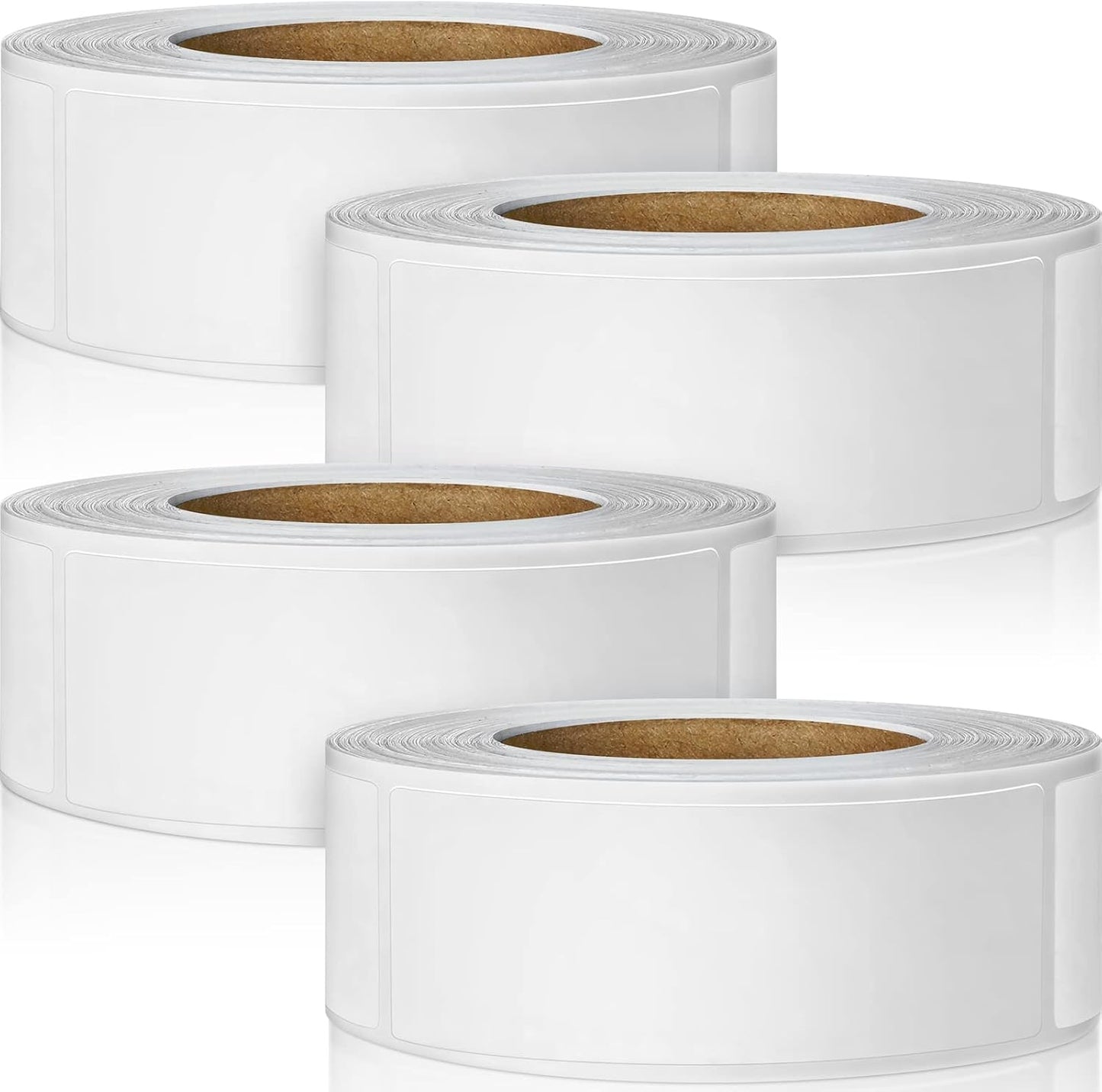 Leinuosen 1 x 3 Inch Removable Freezer Labels, Waterproof Oil & Tear Resistant Blank Food Storage Stickers with Perforation Line for Refrigerator Containers, Jars & Meal Prep Organization(300 Pieces)