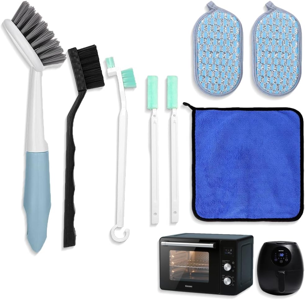 Air Fryer Cleaning Tools Set, Airfryer Cleaner Brush, Air Fryer Accessories（8 Pcs）