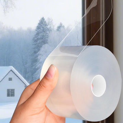 FOURGUN Window Sealing Tape 2IN x 33 FT Draft Isolation No Residue Removable Adhesive Waterproof Windows Doors Shower Glass AC Units Ideal for Winter Seal & Summer Cold Air Loss Prevention