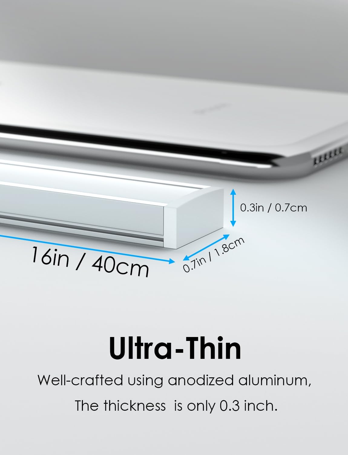 Under Cabinet Lighting LED Motion Sensor Lights Plug in Indoor, 16 inch 500LM 12V Under Counter Super Bright Ultra Thin Magnetic for Kitchen/Closet/Hallway/Toilet/Garage(Cool White/6000K)