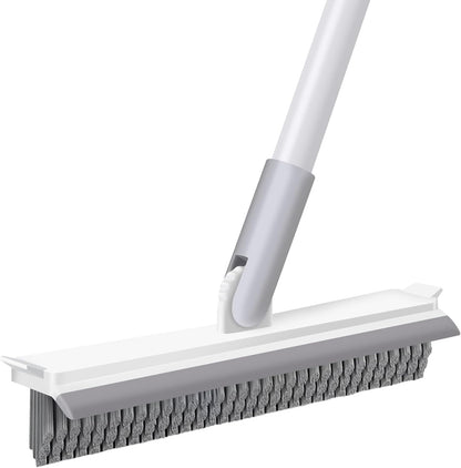 IVYROLL Grout Brush with Long Handle, Grout Cleaner Brush for Tile Floors | Stiff Bristles for Crevice, Tile Line, Shower, Kitchen, Bathroom