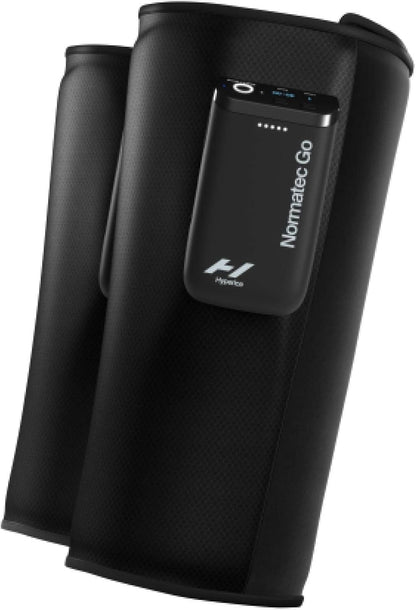 Hyperice Normatec Go Wireless Mobile Dynamic Air Compression Calf Muscles | Portable | Increase Circulation | Reduce Pain | Tension in Legs | Bluetooth Enabled | 7 Levels Customizable Pressure