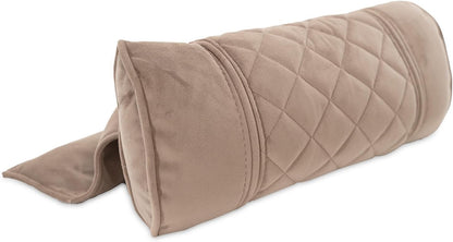 Octane Seating Pillow for Recliner Chairs | Diamond Stitching | Brown Italian Leather