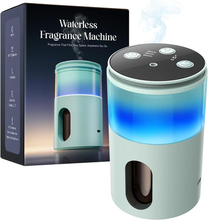 Waterless Essential Oil Diffuser: 𝟗-𝐂𝐨𝐥𝐨𝐫 𝐋𝐄𝐃 for Home