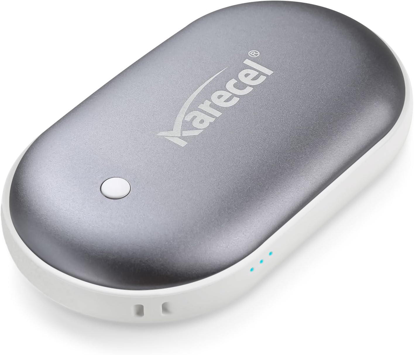 Karecel Rechargeable Hand Warmer, 5200mAh Double-Sided 4-inch Full-Surface Heat Electric Hand Warmer, Up to 11Hrs, Portable Handwarmer Pocket Heater, Tech Gifts for Men Women, Winter Essentials