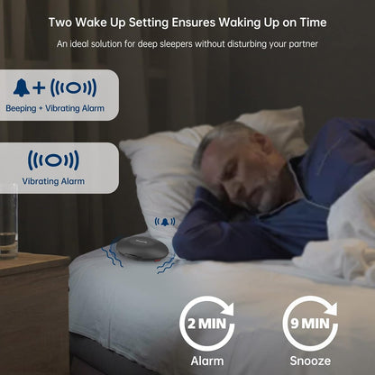 DreamSky Vibrating Alarm Clock for Heavy Sleepers Adults Under Pillow