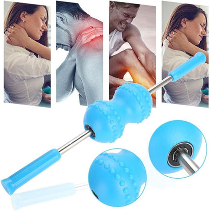 Massage Roller, Portable Multifunctional Body Muscle Yoga Massage Roller Stick Pain Relief Stick