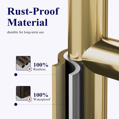 Kitsure Metal Toilet Paper Holder Free Standing, Medium, Black | Rustproof Toilet Paper Stand for 4 Rolls, Bathroom Organizers and Storage with Anti-Slip Base and Plastic Shelf