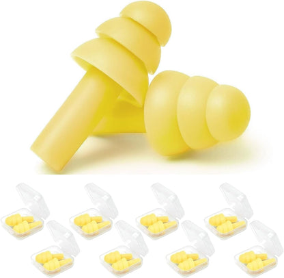 Earplugs for Sleeping Noise Cancelling, 8Pairs Reusable Ear Plugs