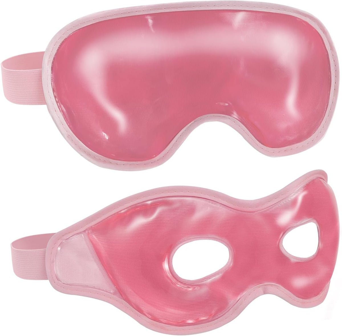 2 Pack Cooling Eye Mask for Puffy Eyes,Reusable Gel Cold Compress Pack for Puffy Eyes & Dark Circles, After Eyes Surgery, Migraine Relief, Headaches