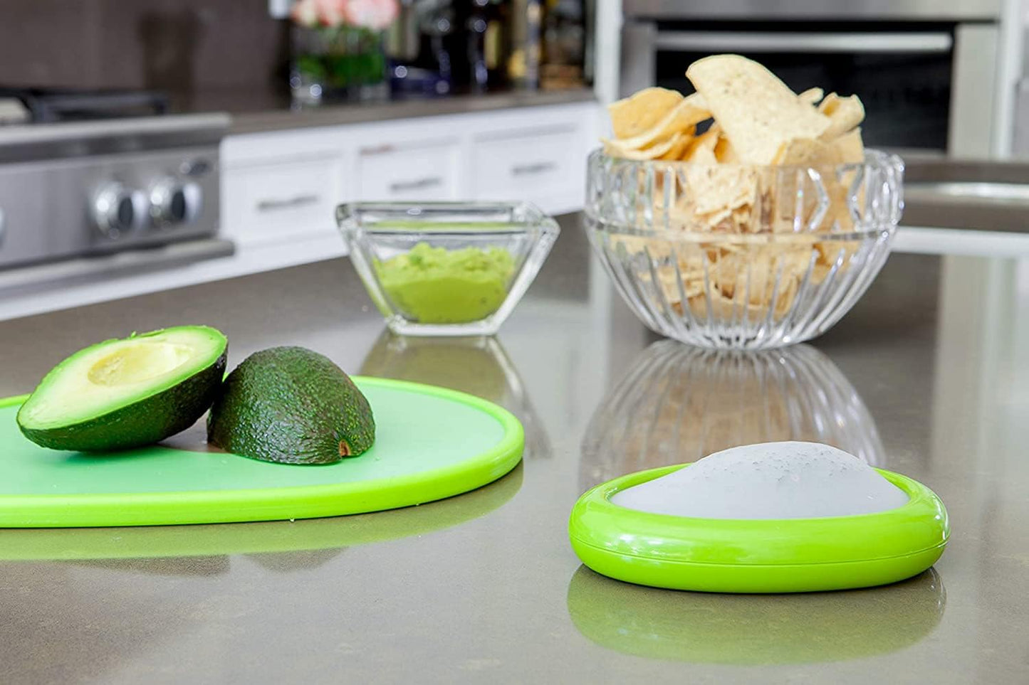 Joie Fresh Stretch Pod Onion Storage Container, Silicone Food Saver, Keeps Leftover Produce Flavorful and Firm in Fridge, Reusable Kitchen Gadget, Dishwasher Safe, BPA-Free