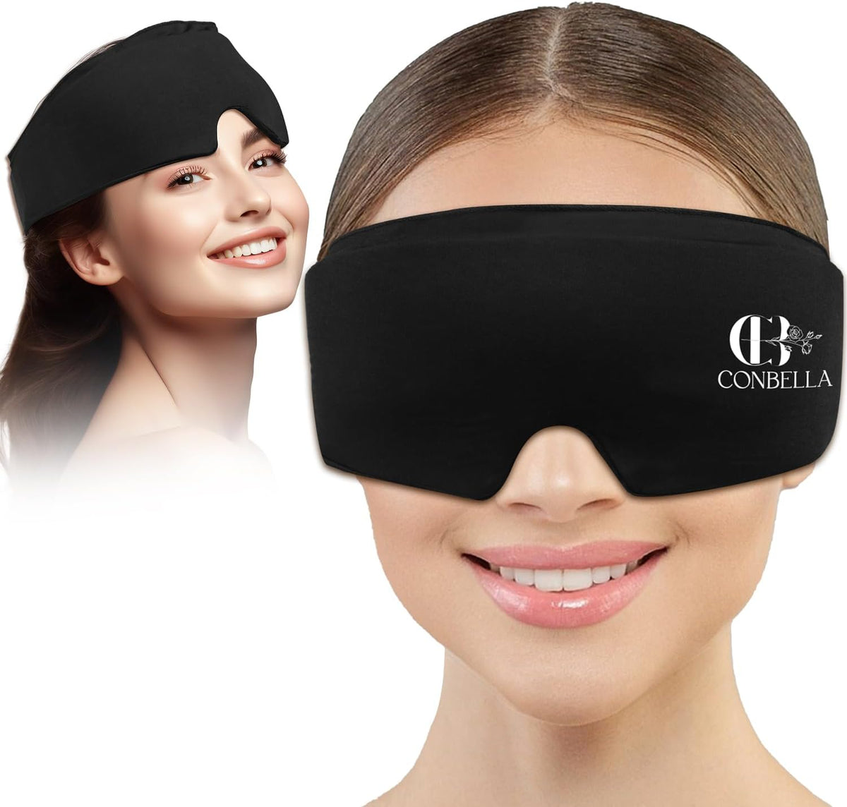 Cooling Eye Mask for Puffy Eyes, Gel Eye Mask, Reusable, Flexible