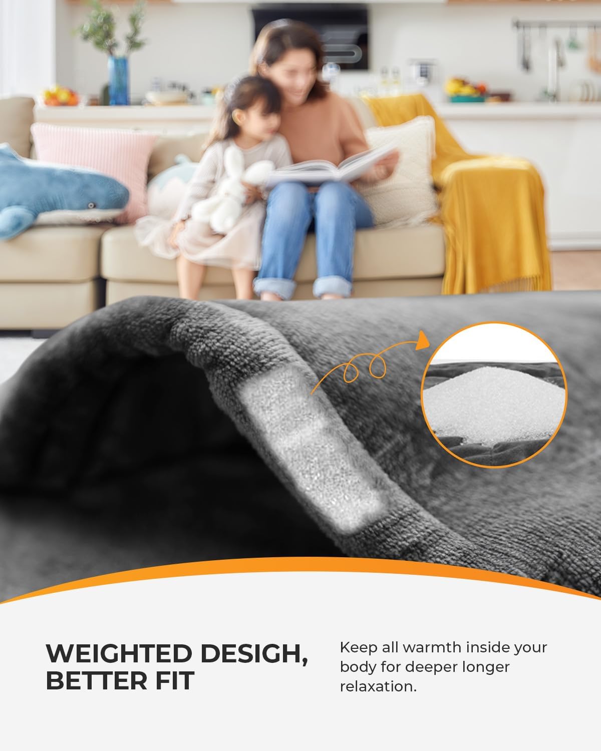 CooCoCo FSA Eligible 24 x 33 in Heating Pad for Neck & Back | HSA Approved, Electric Neck & Shoulder Heat Wrap, Weighted Edges, 6 Heat Settings, 3 Timers, Auto-Off, ETL Certified