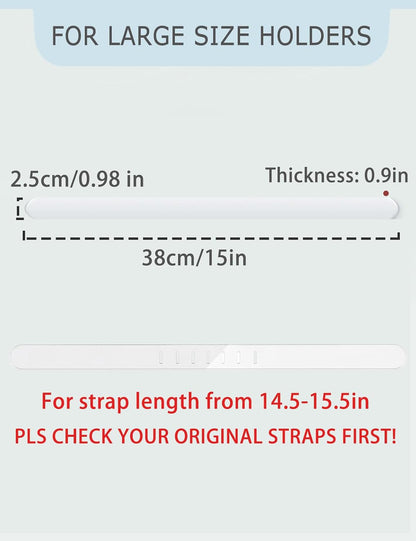 Replacement Strips for Bedsheet Holder, 4PCS PP Durable Straps Compatible with Most Lock Sheet Holders