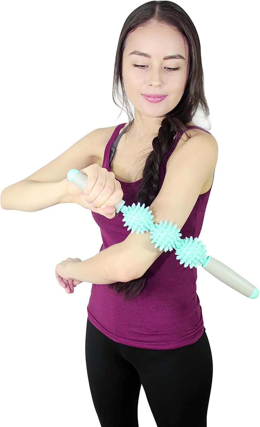 Coolife Fascia Muscle Roller, Cellulite Massager, Fascia Roller Stick