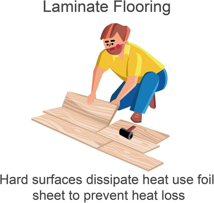 Hot Carpet Under Rug Instant Radiant Floor Heater Electric Mat Heated Area Rug Great for Yoga (720 Watt 92" x 76.5" Inches) Made in Seattle WA
