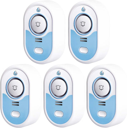 LSENTLY Water Leak Detector Supports 5 Years Standby Time, LED Indicator & 100dB Leak Alarm & Low Battery Reminder Water Alarm, IP66 Waterproof for Home, 3 Pack (Cannot Connect Wi-Fi)