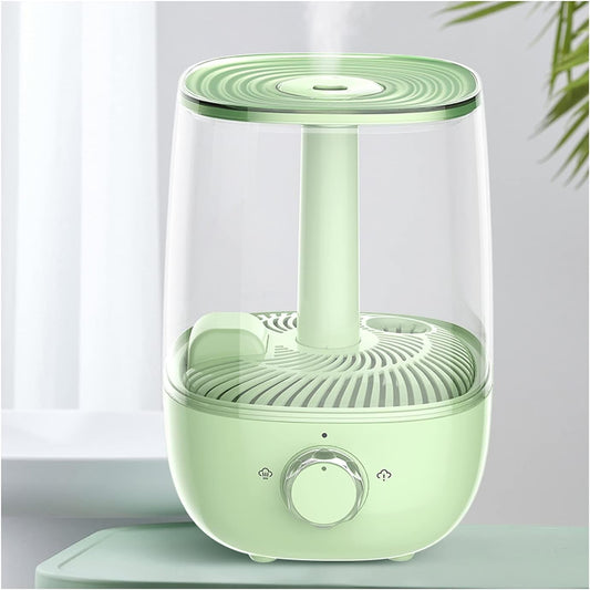 Humidifiers for Bedroom Humidifier, Fill Warm and Cool Mist Humidifiers for Bedroom, Auto & Sleep Mode, Auto Shut-Off Humidifier for Home