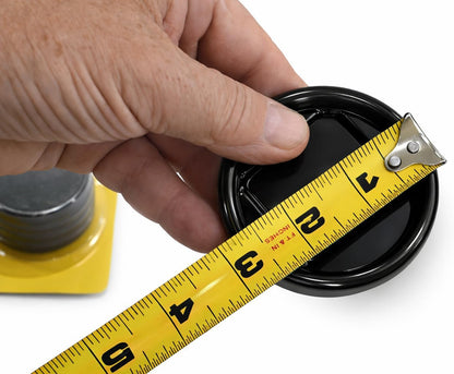 Furniture Caster Cups 3”, Carpeted Steel Floor Protectors, 4 Pack Tech Team