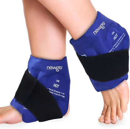 NEWGO Ankle Ice Wrap – Reusable Cold Pack for Swelling & Post-Surgery | Reusable Gel Ice Wrap for Ankle, Cold Therapy for Sprains, Swelling, and Post-surgery Recovery, Ideal for Ankle Injuries