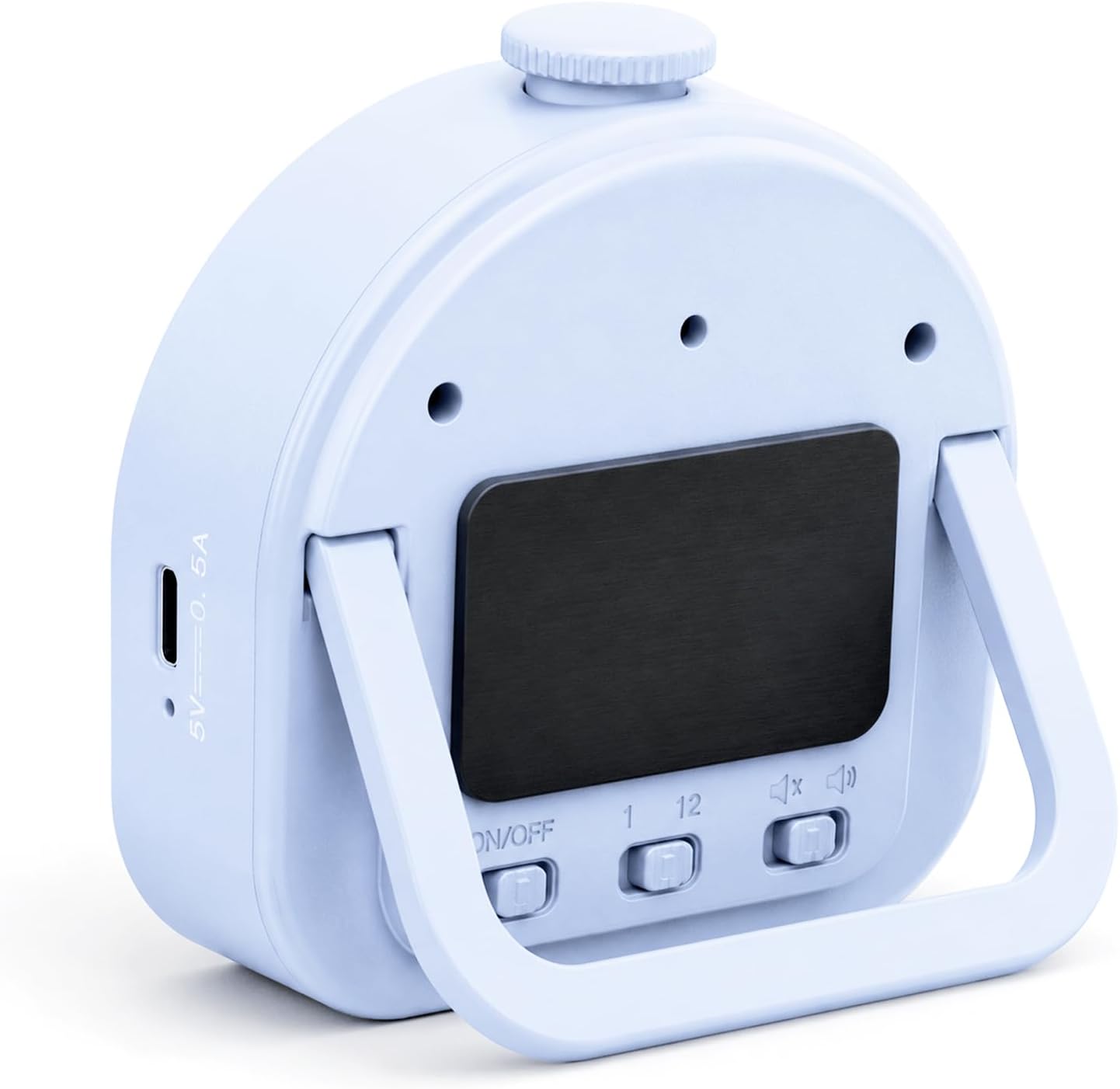 Visual Timer for Kids 60Min/12H Dual Countdown Timers with Magnetic Sticker | Rechargeable Timer with Pomodoro Mode, ADHD Time Management Tool for Classroom Kitchen Office, Silent Operation