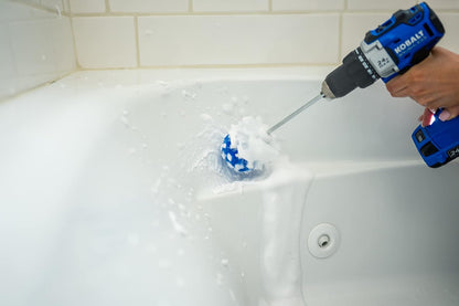 Multi-Purpose Drill Brush Attachment, Showers, Tubs, Carpet, Tile, Grout, Medium Bristle for Ultimate Cleaning Power