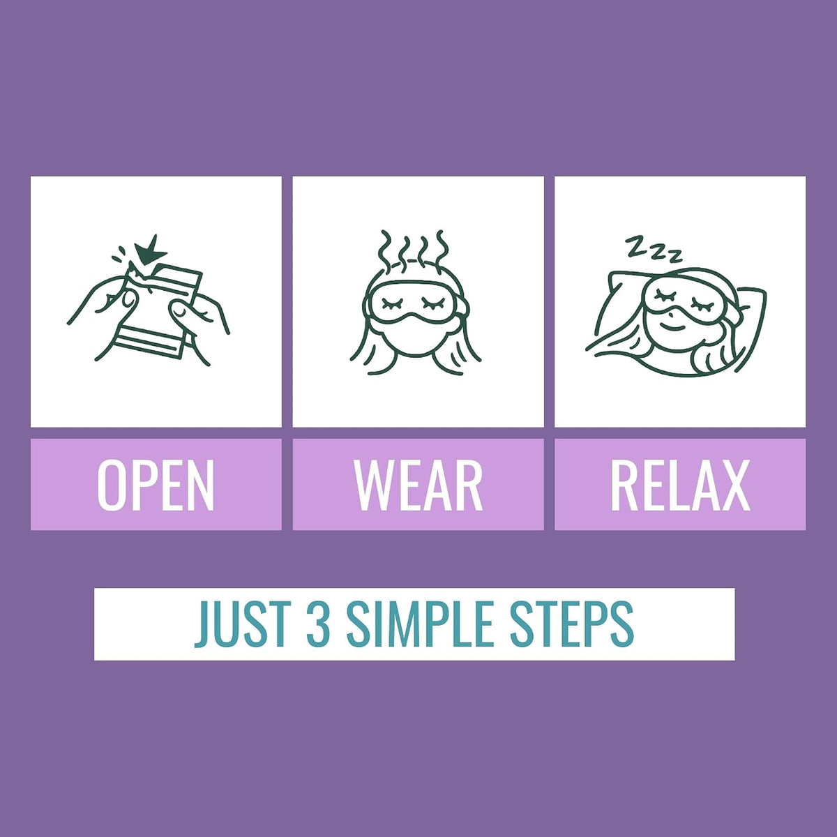 NOVEHA Lavender Self Heating Steam Eye Mask for Dry Eyes 30PCs Air-Activated Steam Eye Mask Warm Compress for Ease Daily Strain, Eye Relaxation, Travel & Spa Use, Soothing Moist Heat for Stressed Eyes