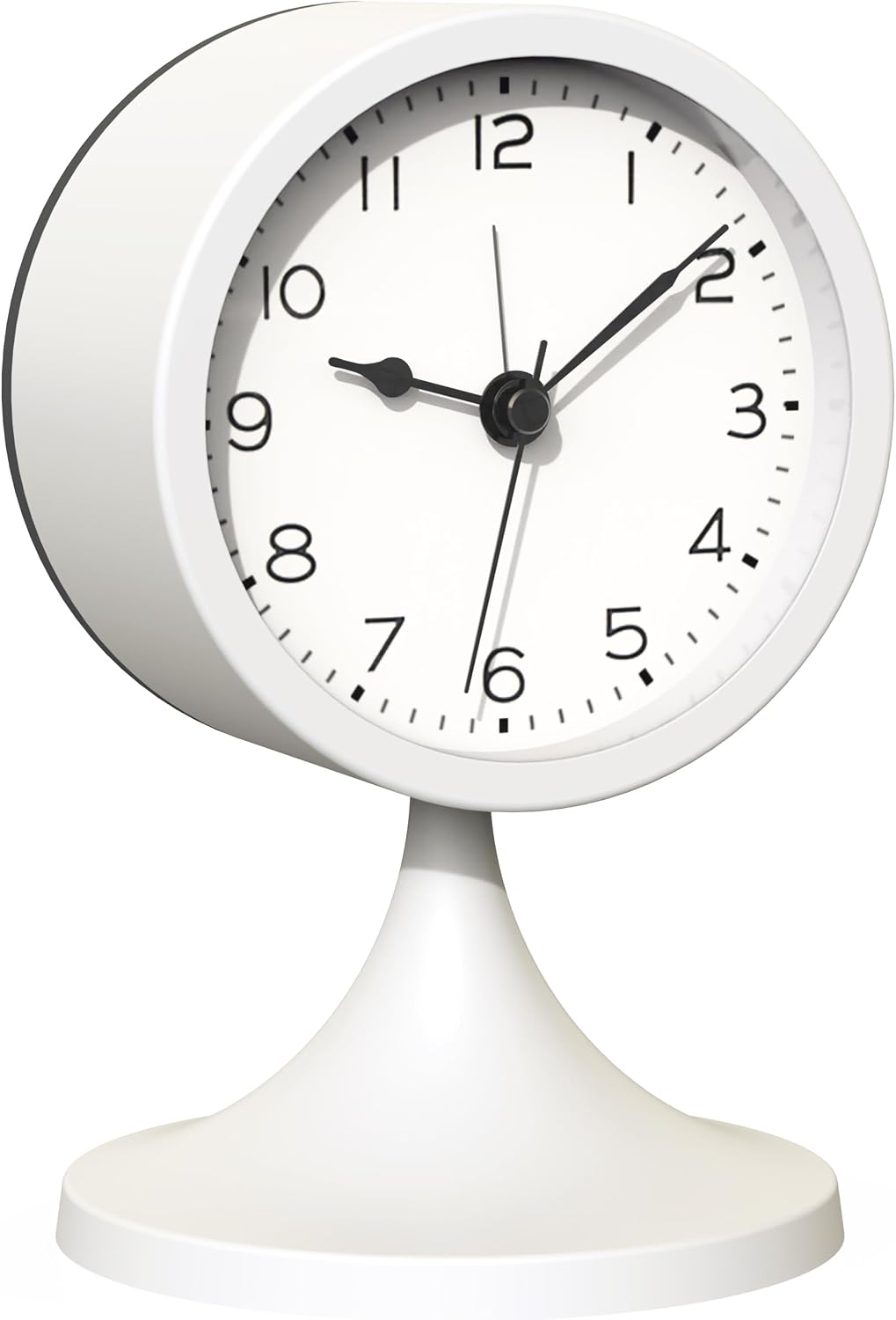 AYRELY® 3" Analog Alarm Clock, Retro Small Clock, Desk Clock for Bathroom