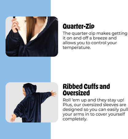 THE COMFY Original | Shark Tank | Patented | Sherpa Wearable Blanket Hoodie