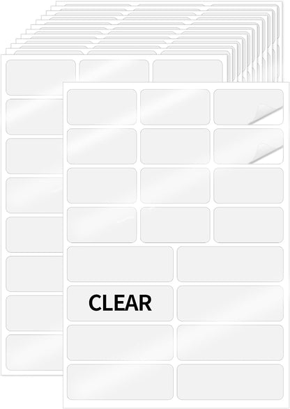 1000 Blank Removable Freezer Labels, Blank Removable Labels Water Oil Resistant with Perforation Line for Food Containers Jars Pantry Organization (Each Measures 1x 3 Inch)