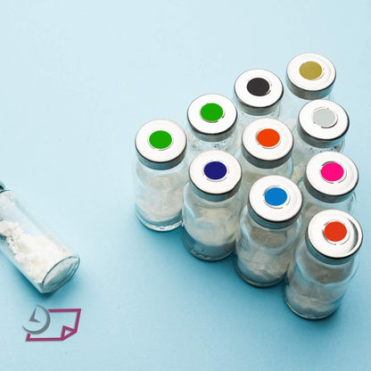 Blank Color Coding Stickers, Writable Surface â€“ 500 Permanent Labels per Roll (Yellow Fluorescent, 1.5" Circle)