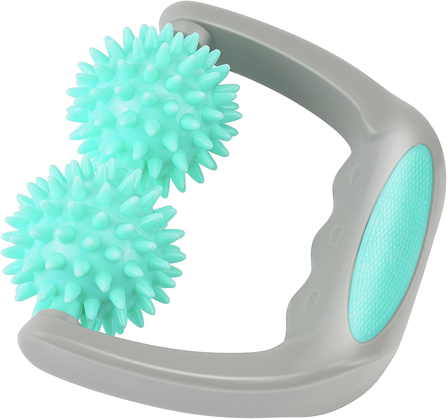 Coolife Fascia Release Spiky Massage Roller, Muscle Cellulite Massager | Deep Tissue Massage Tool for Neck Shoulder Legs, 2 Balls Pressure Trigger Point Myofascial Manual Body Massager for Women Men