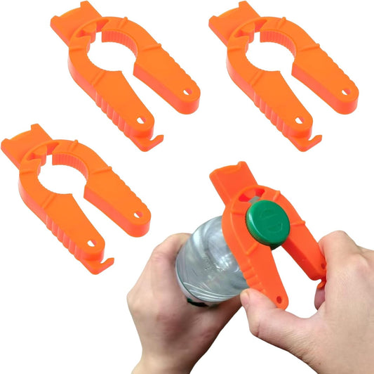 3 Pack Multifunctional Bottle and Can Opener - for Weak Hands, Seniors, Elderly, Rheumatoid Arthritis,Plastic Water Bottle, Twist-Off, Pull Tab Soup,Ergonomic Lid Seal Remover