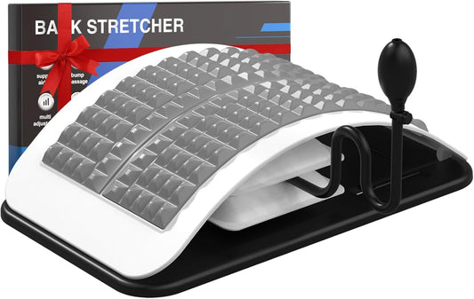 Back Stretcher for Lower Back Pain Relief,Adjustable Inversion Lumbar Traction Device,Lumbar Support Board for Spinal Decompression and Scoliosis,Back Support Sciatica Pain Relief