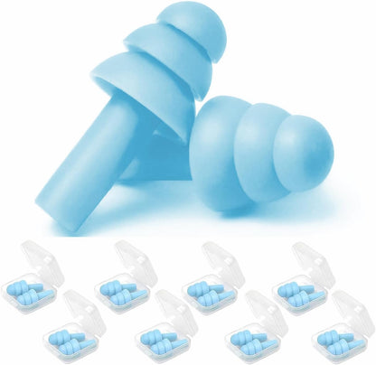 Earplugs for Sleeping Noise Cancelling, 8Pairs Reusable Ear Plugs