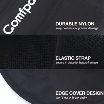 Comfpack Heel Ice Pack Wrap for Plantar Fasciitis Relief, Ankle Ice Pack | FSA Eligible, Ice Pack for Injures Reusable, Gel Cold Pack Warp for Achilles Tendonitis, Swelling, Ankle Sprain, Heel Pain
