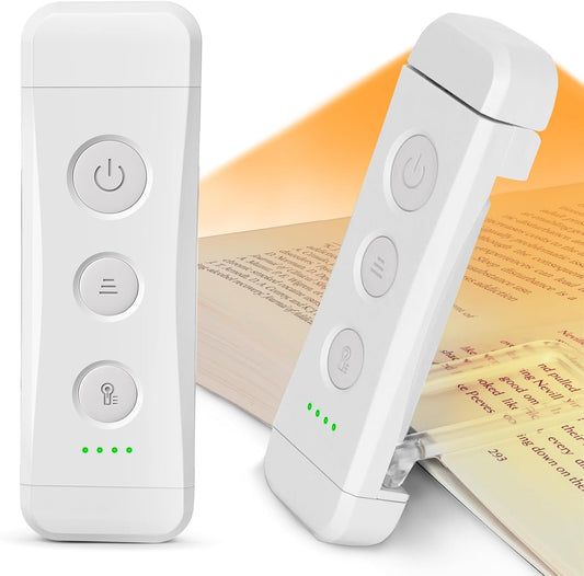 Glocusent USB Rechargeable Book Light for Reading in Bed, LED Reading Light