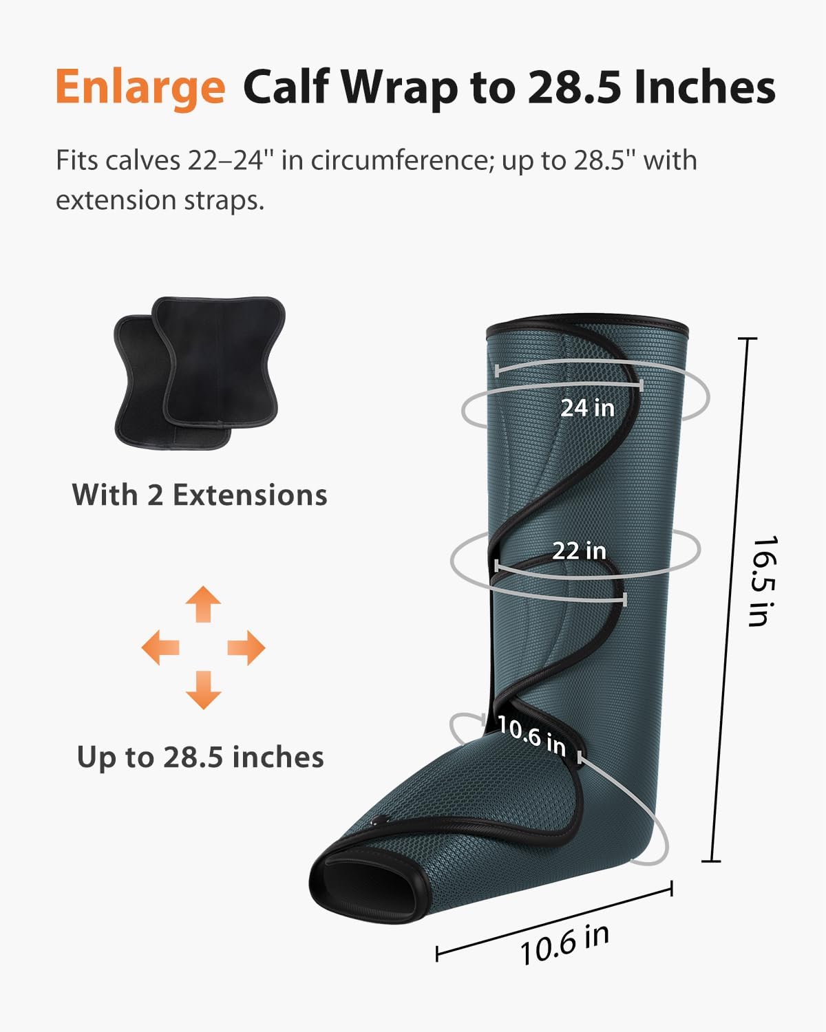 CINCOM Leg Massager with Heat and Air Compression FSA - HSA