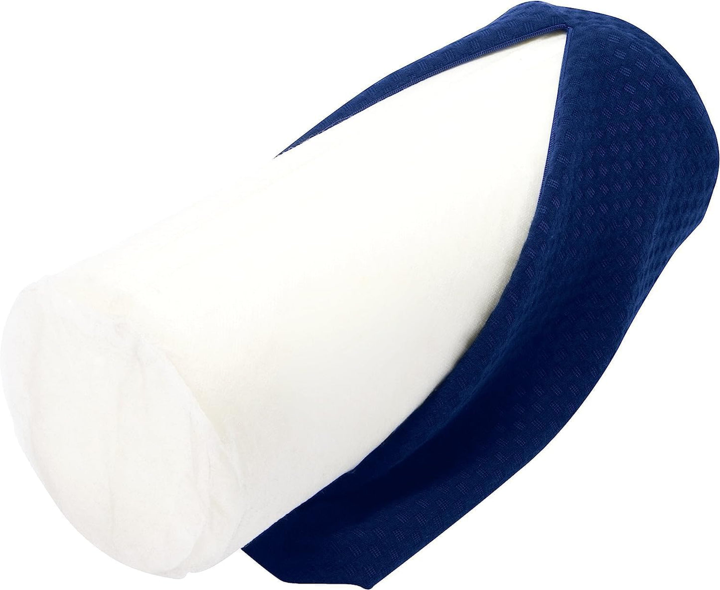 Carex Memory Foam Cervical Neck Pillow, Round - Contoured Design to Support Neck and Shoulders, Relieve Pain and Pressure, Neck Roll Pillow for Sleeping, Memory Foam