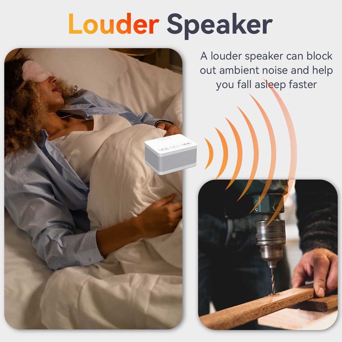 Sound Machine White Noise Machine with 30 Natural Soothing Sounds 32 Levels Volume 5 Timers Memory Function Effectively Blocks Noise Ideal Sleep Machine Brown Noise for Baby Kids Adults Home (Black)